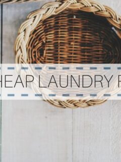 Easy and cheap laundry room remodel decor