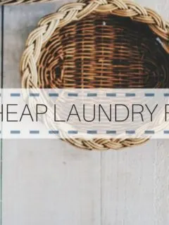 Easy and cheap laundry room remodel decor