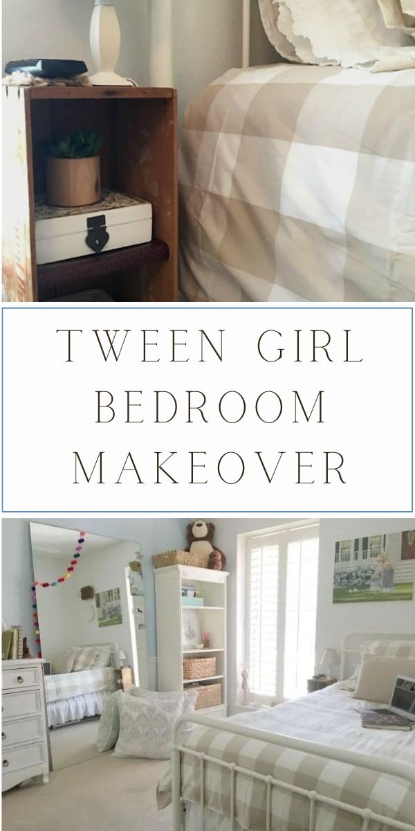 Tween girl bedroom makeover