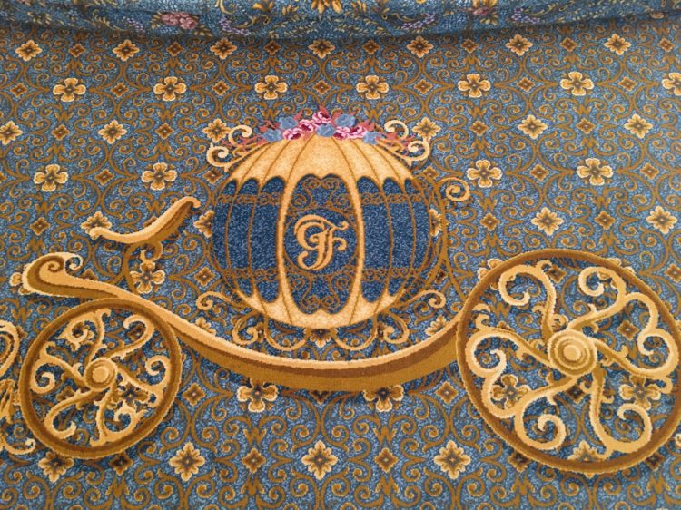 Cinderella's coach carpet design