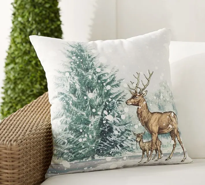 Christmas Decorations Deer Pillow