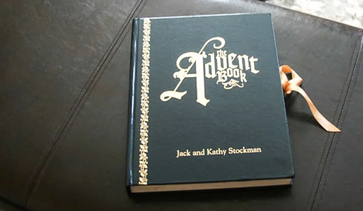 The Advent Book by Jack and Kathy Stockman Christmas book.