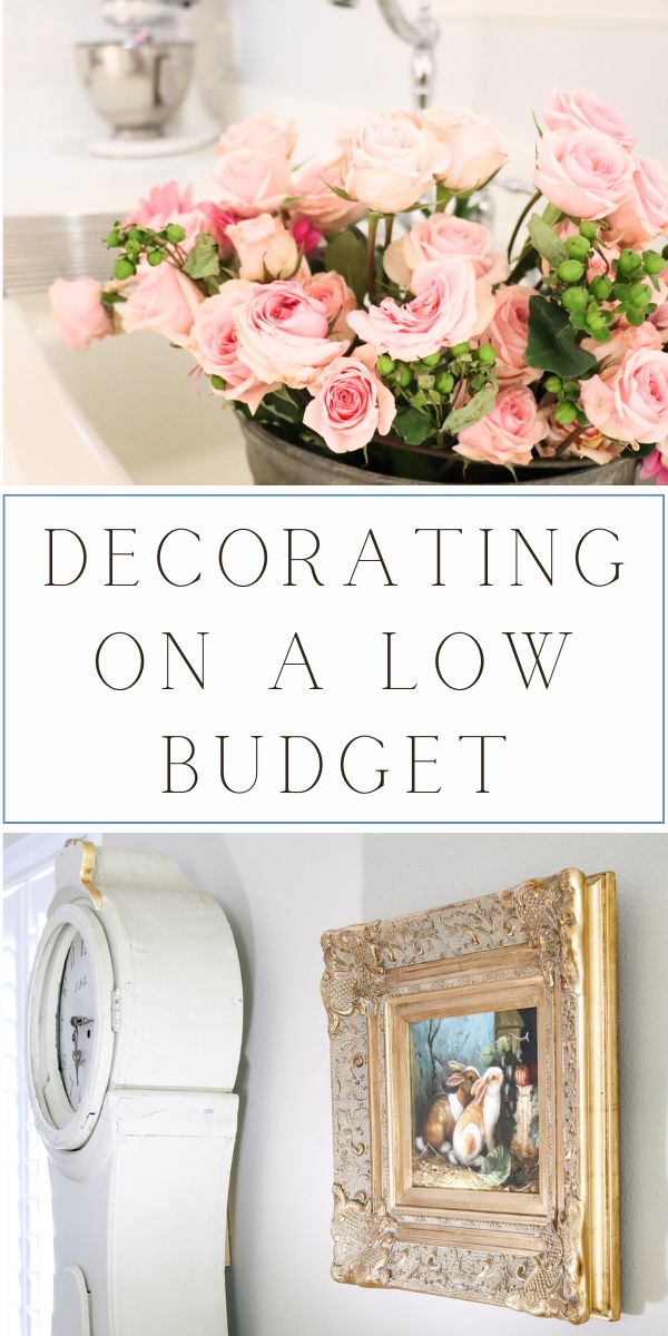 Decorating on a low budget