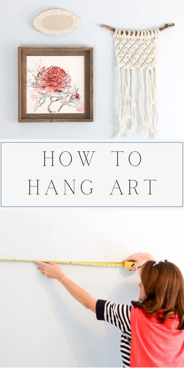 How to hang art