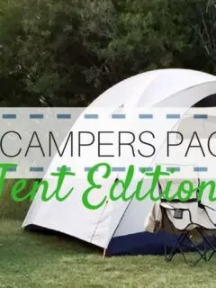Beginner Camper Packing List Featured Image