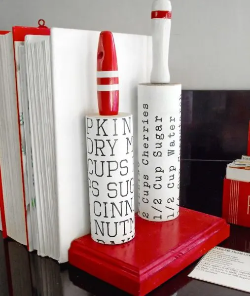 Kitchen Decor Rolling Pin Bookends