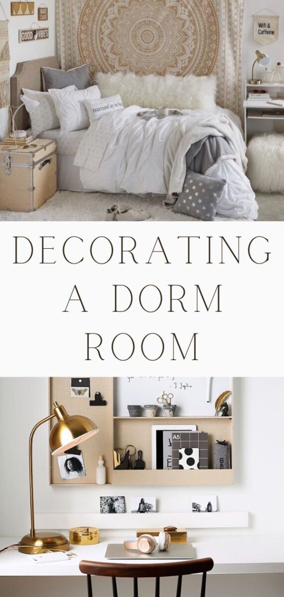 How to decorate a dorm room and organize