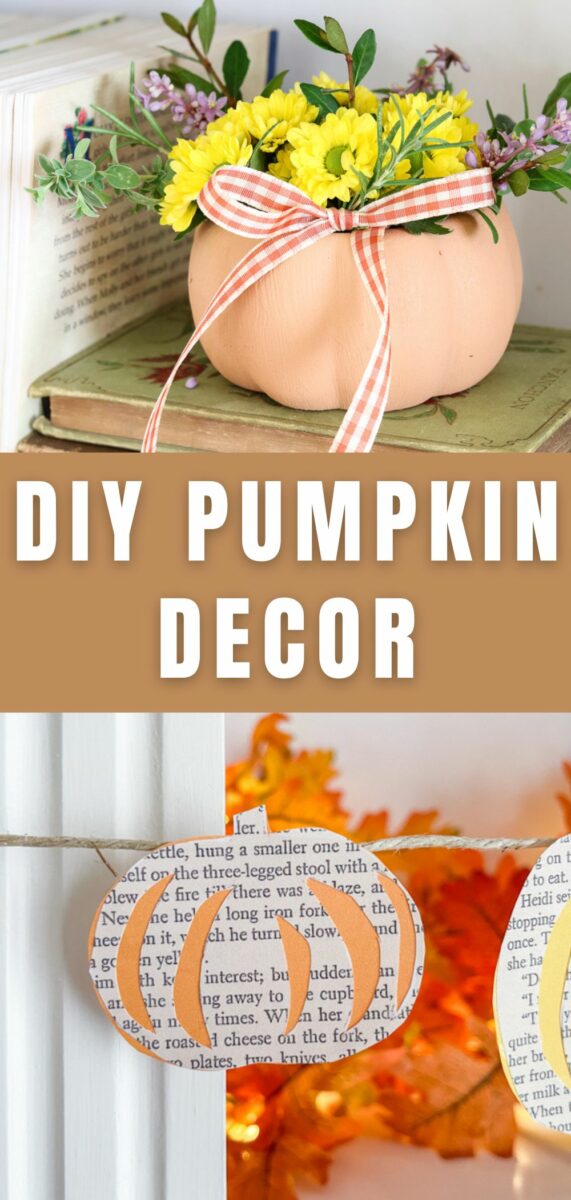 DIY pumpkin decor
