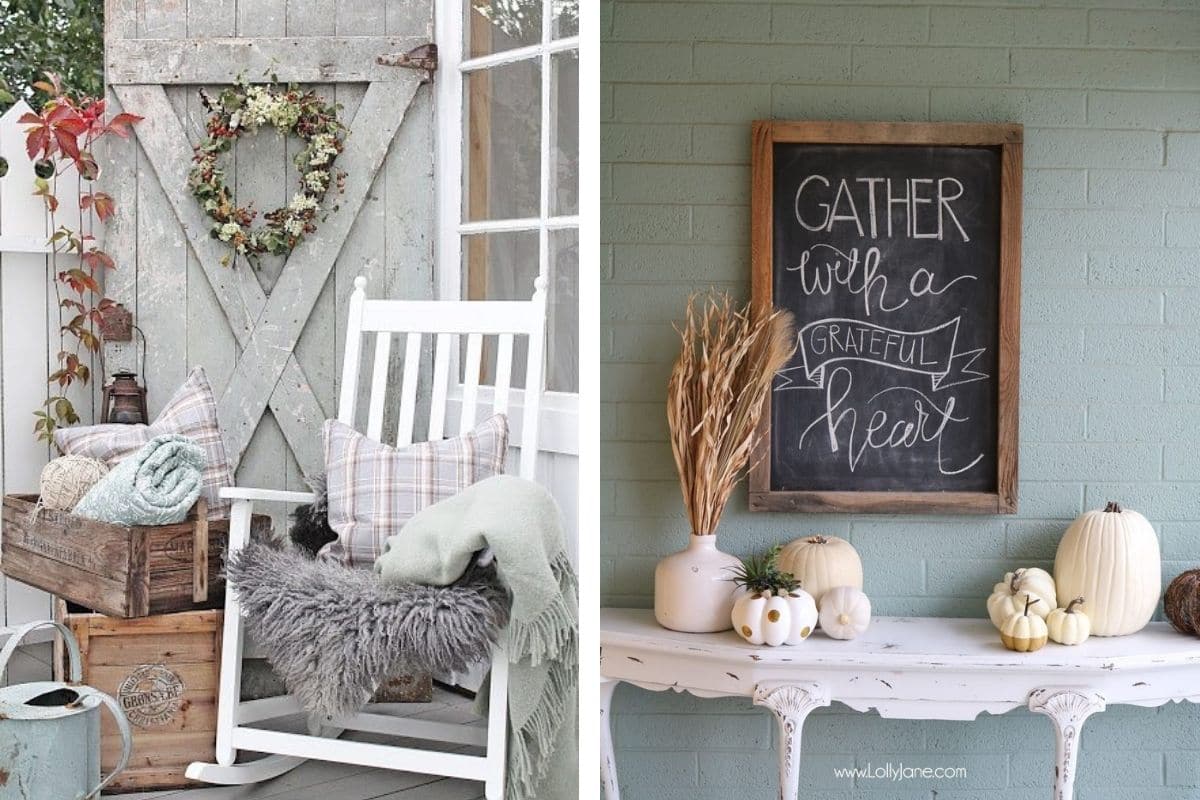 Rustic Farmhouse Porch Decor Ideas