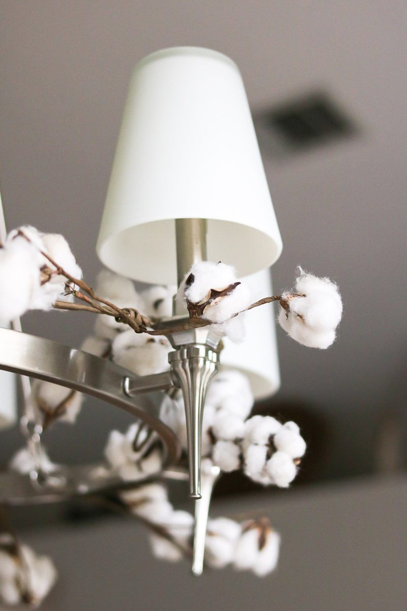cotton decor tip chandelier