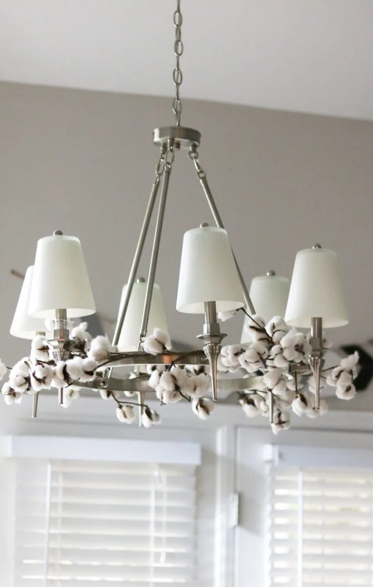cotton decor tip chandelier