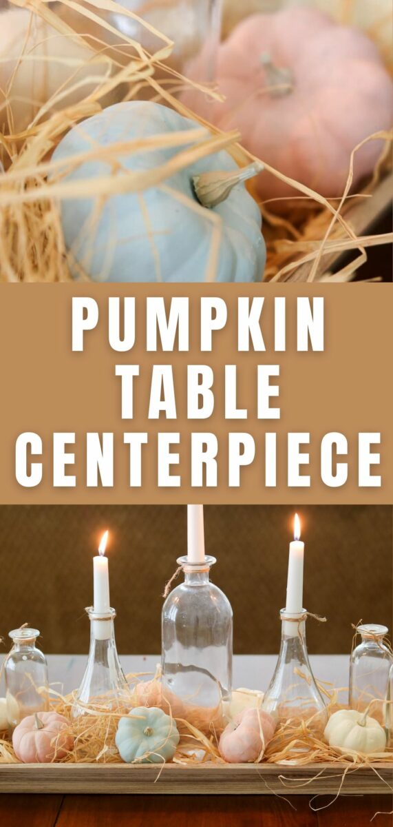 diy pumpkin table centerpiece