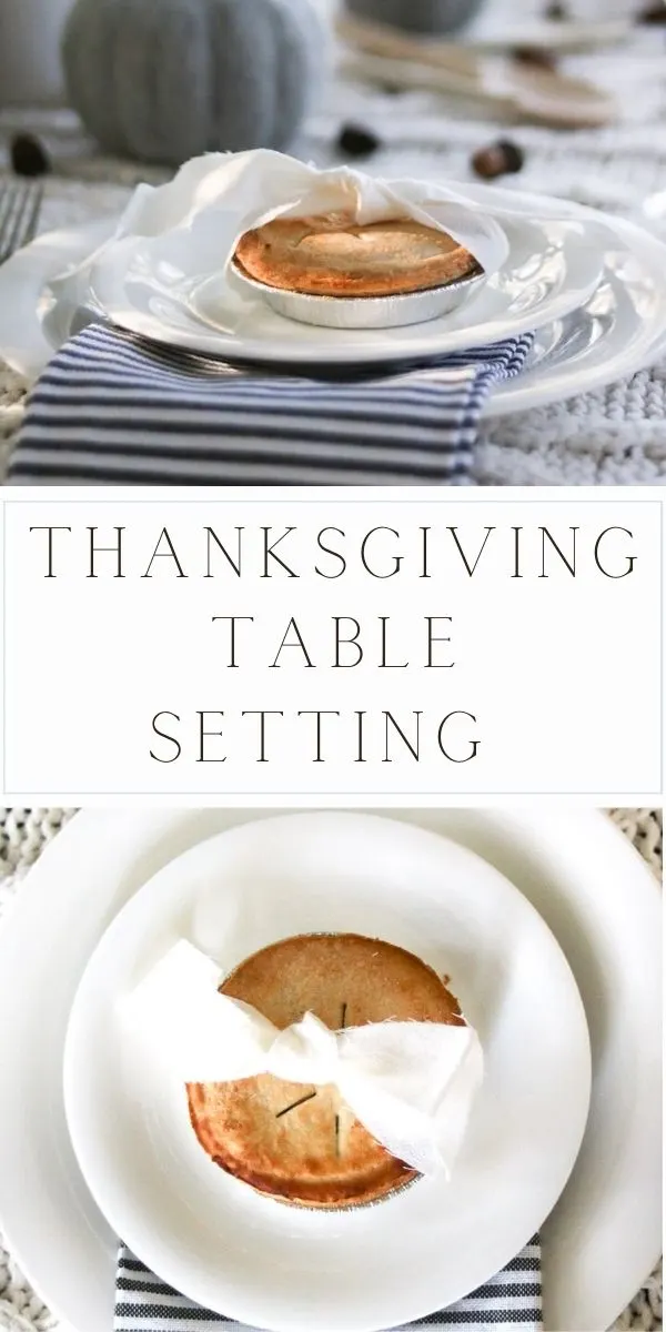 Cozy Thanksgiving table setting