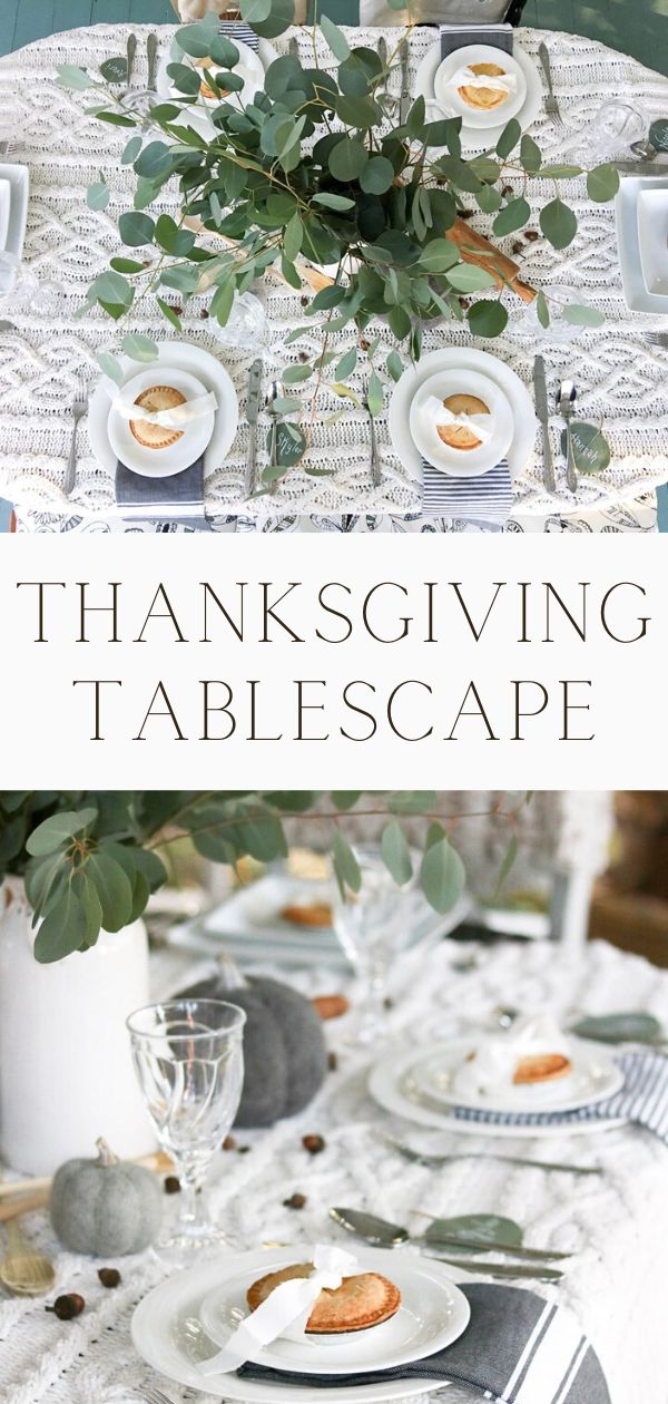 Outdoor Thanksgiving Table Decor with a Cozy Feeling of Hygge