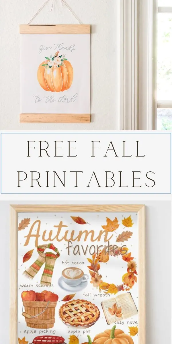 Free fall printables