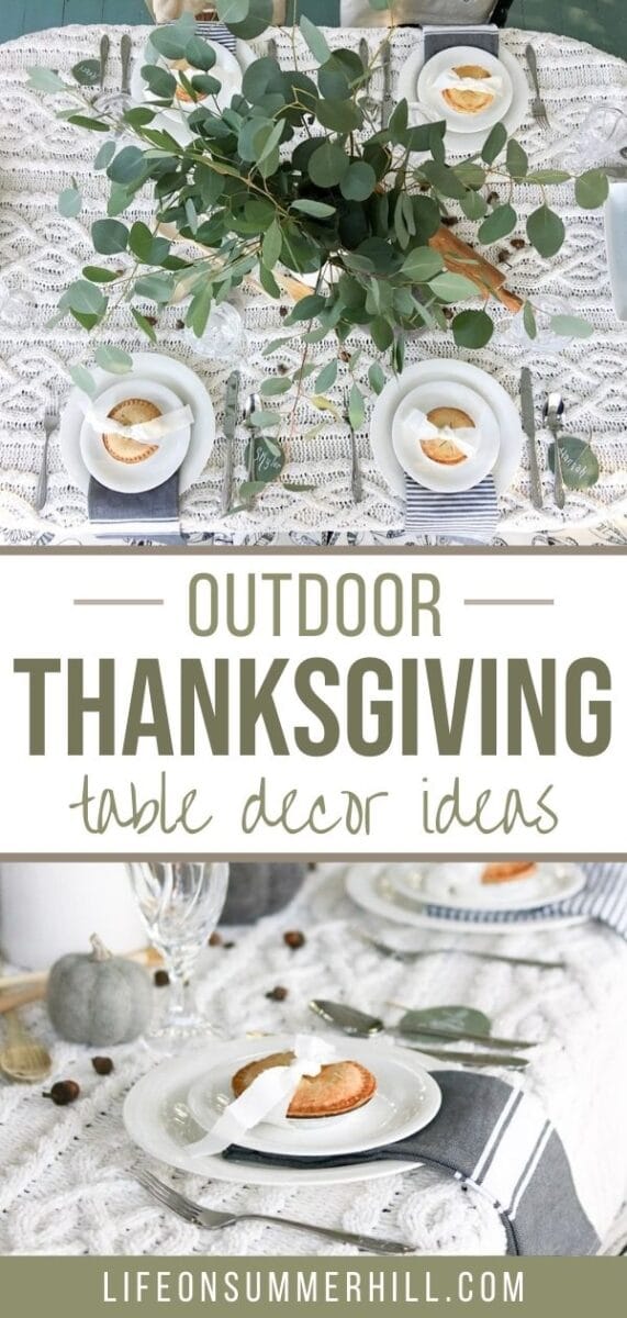 outdoor Thanksgiving table decor ideas