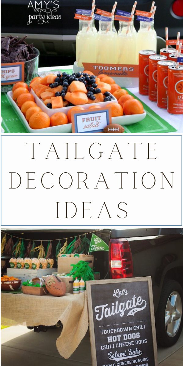 Tailgate decoration ideas