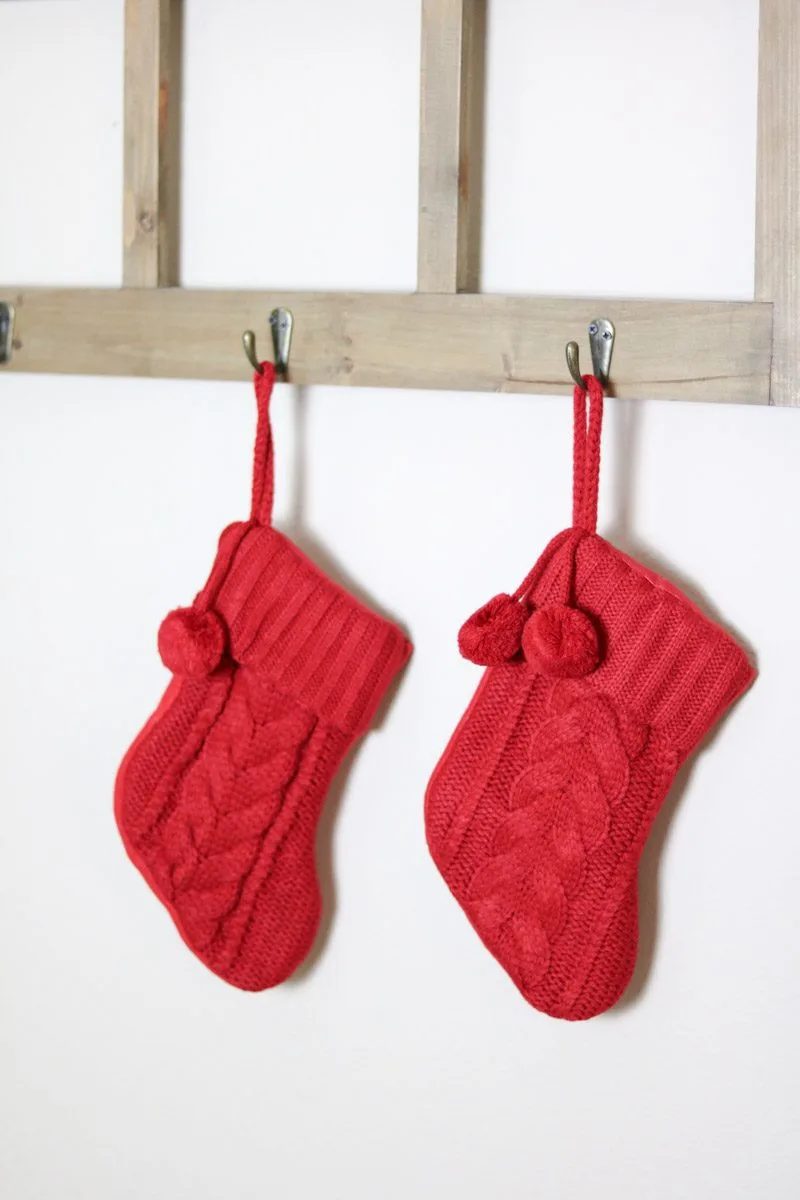 winter wonderland bedroom red stockings