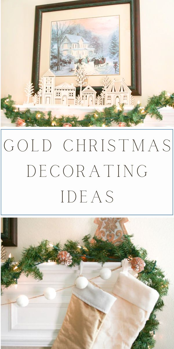 Gold Christmas Decorating ideas