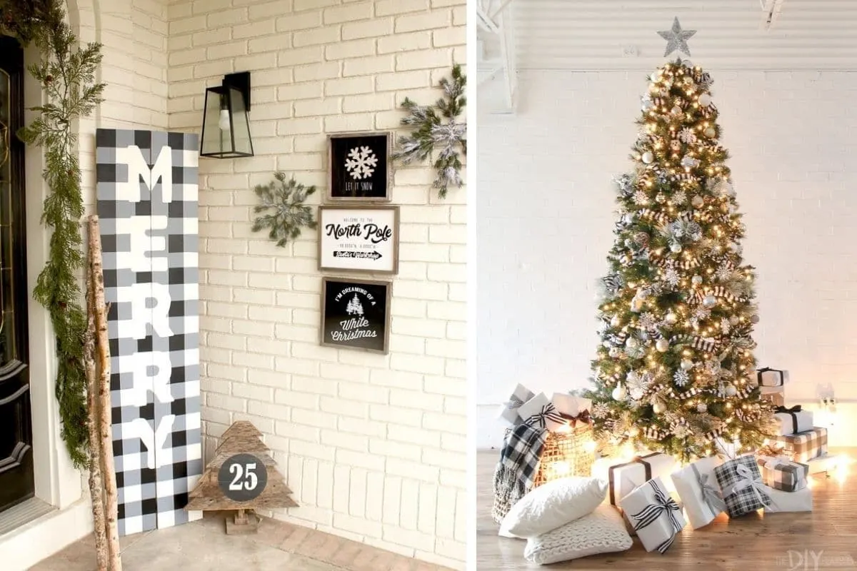 Buffalo Check Christmas Decor Ideas - Lolly Jane