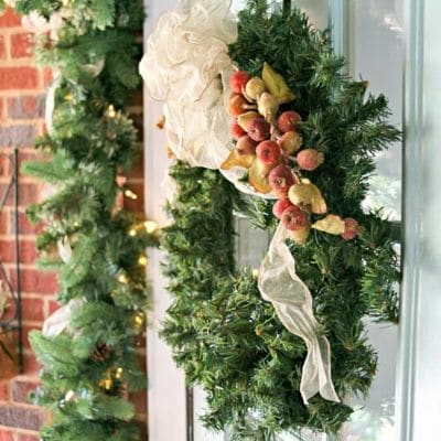 How to Decorate a Small Front Porch for Christmas