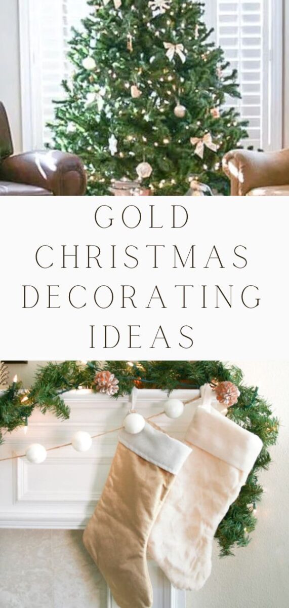 Gold Christmas decorating ideas