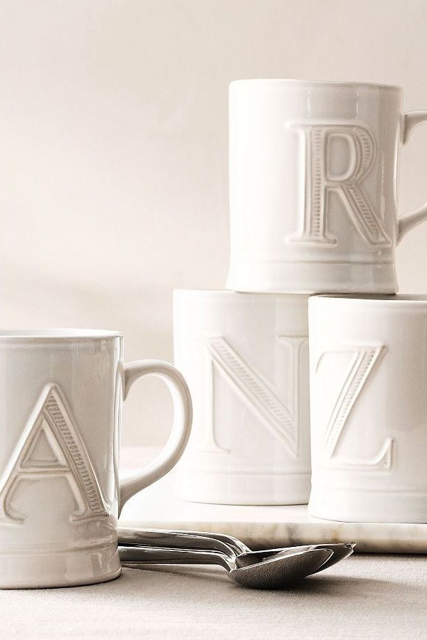 Pottery Barn mugs gift idea for home decor lover