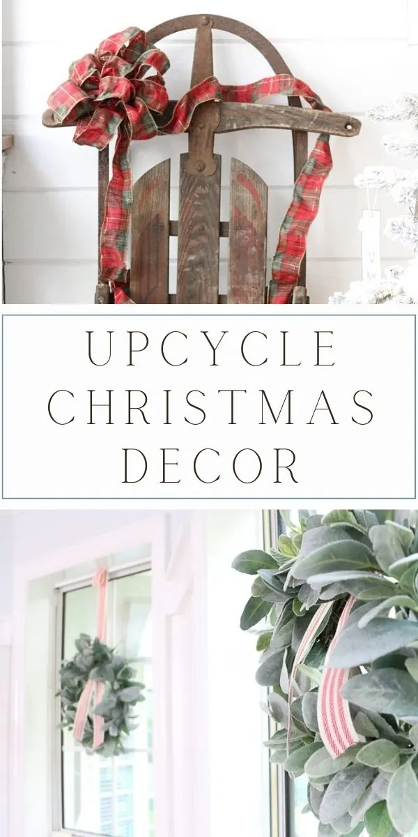 Upcycle christmas decor ideas