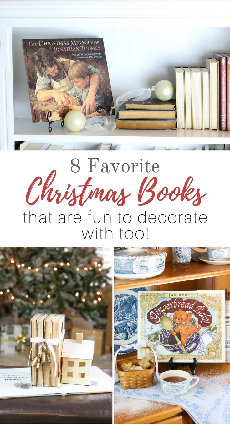 EASY AND CHEAP DECORATING IDEAS USING CHRISTMAS BOOKS