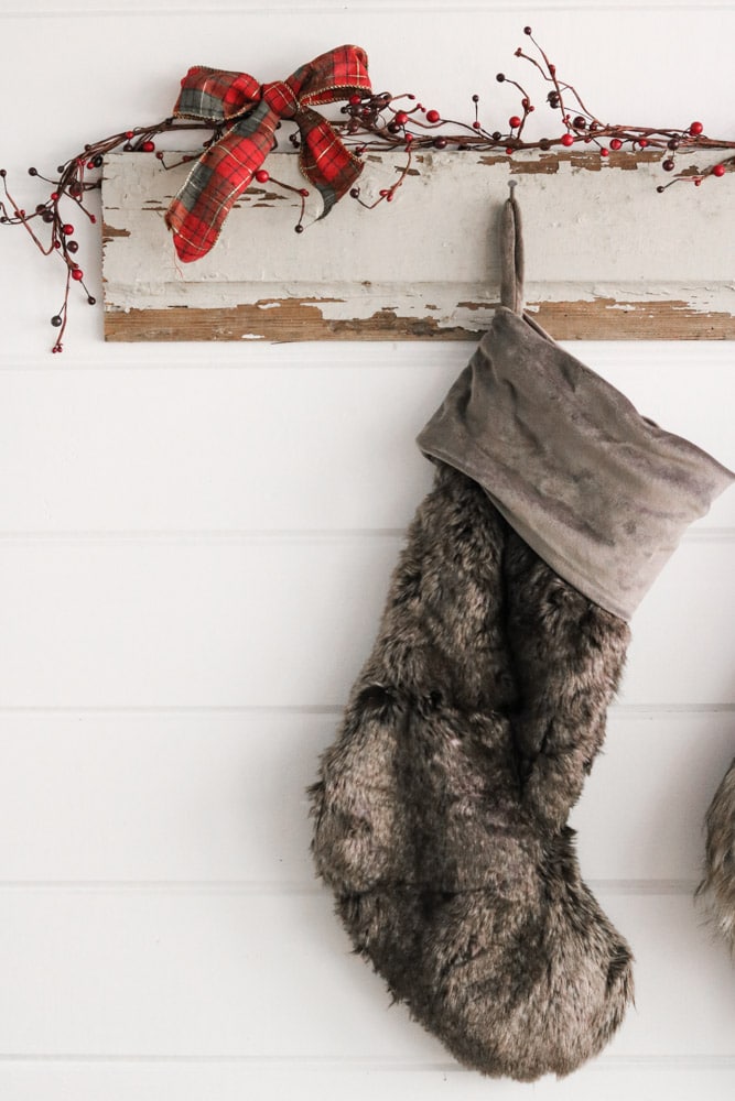 Christmas stocking for the outdoors