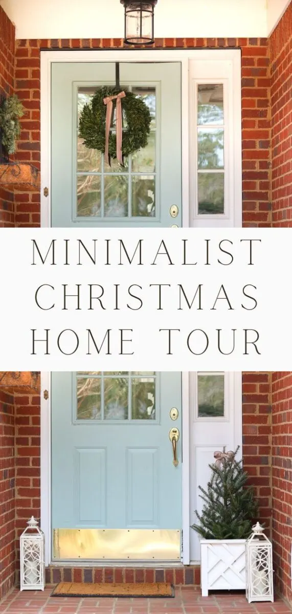 Minimalist Christmas home tour