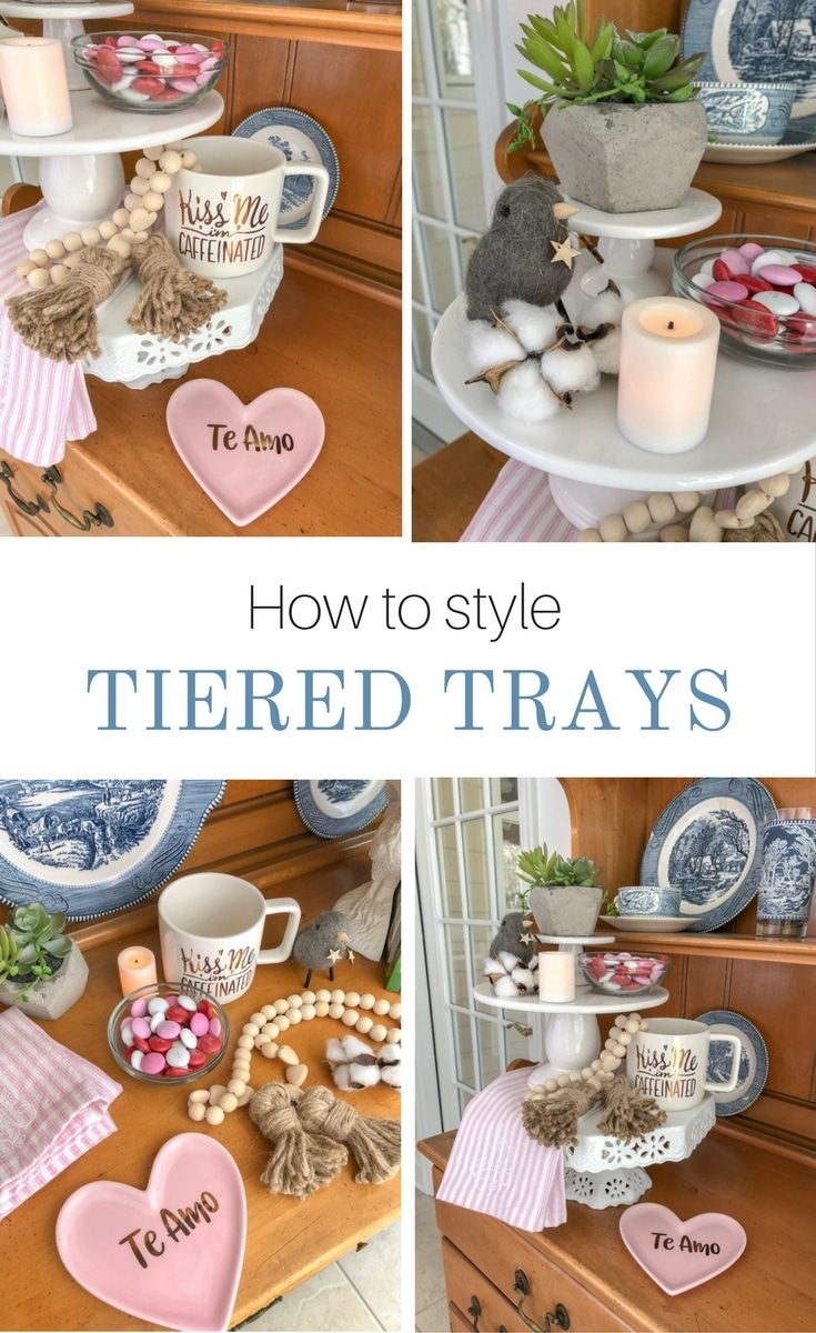 styling tiered trays