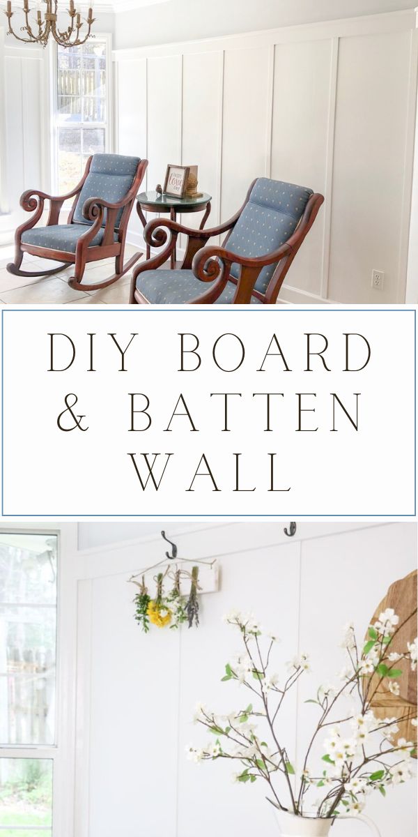 DIY board & batten wall