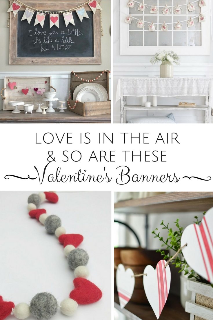 Valentine Banner ideas for home decorating