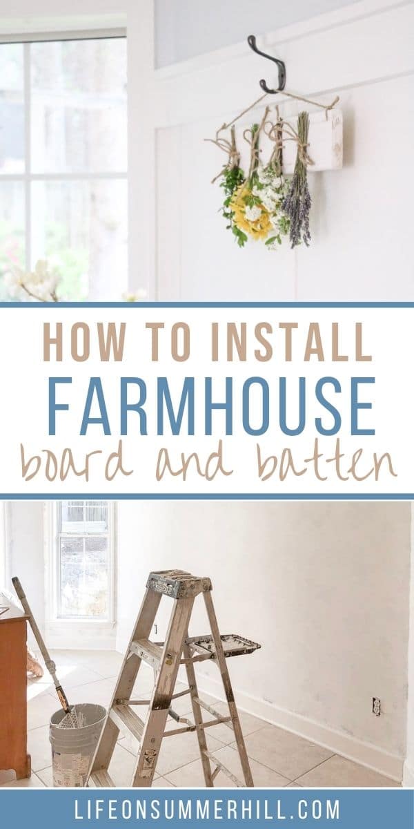 how to install farmhouse board and batten