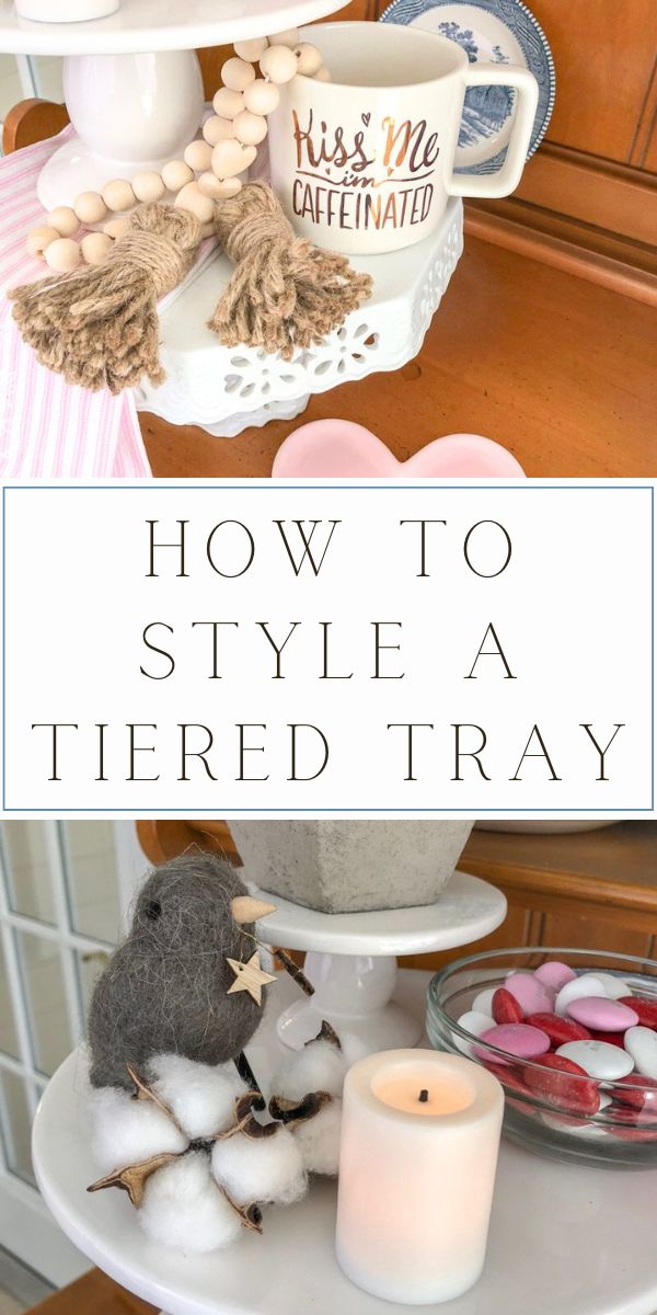 how to style a tiered tray