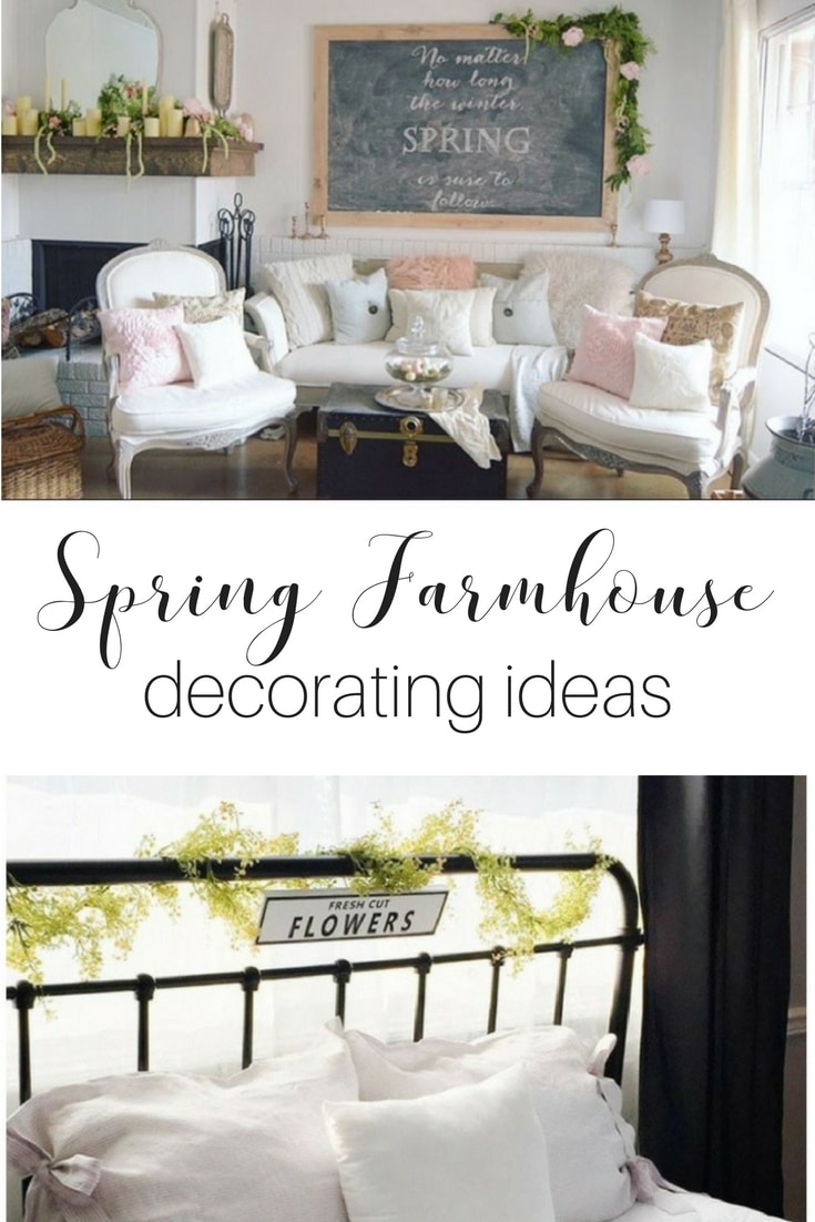 Spring in your farmhouse decorations
