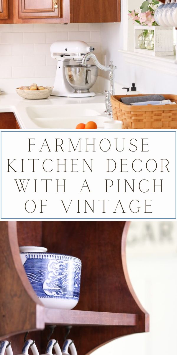 farmhouse kitchen with a pinch of vintage