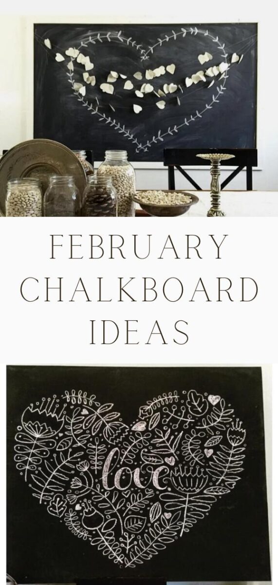 February chalkboard ideas