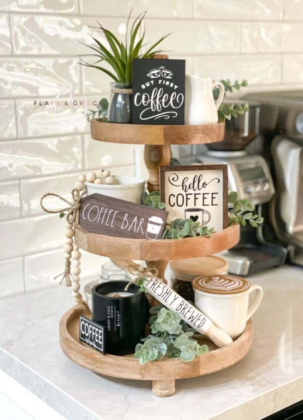 Be the Chicest Decorator with these Tiered Tray Decorations