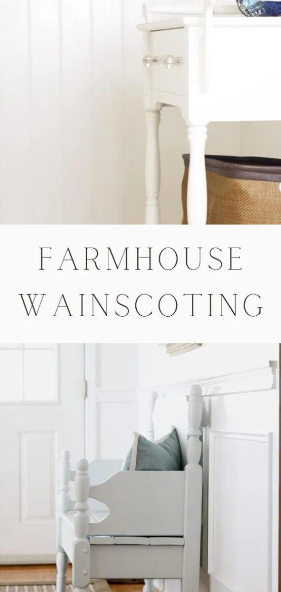 Farmhouse wainscoting