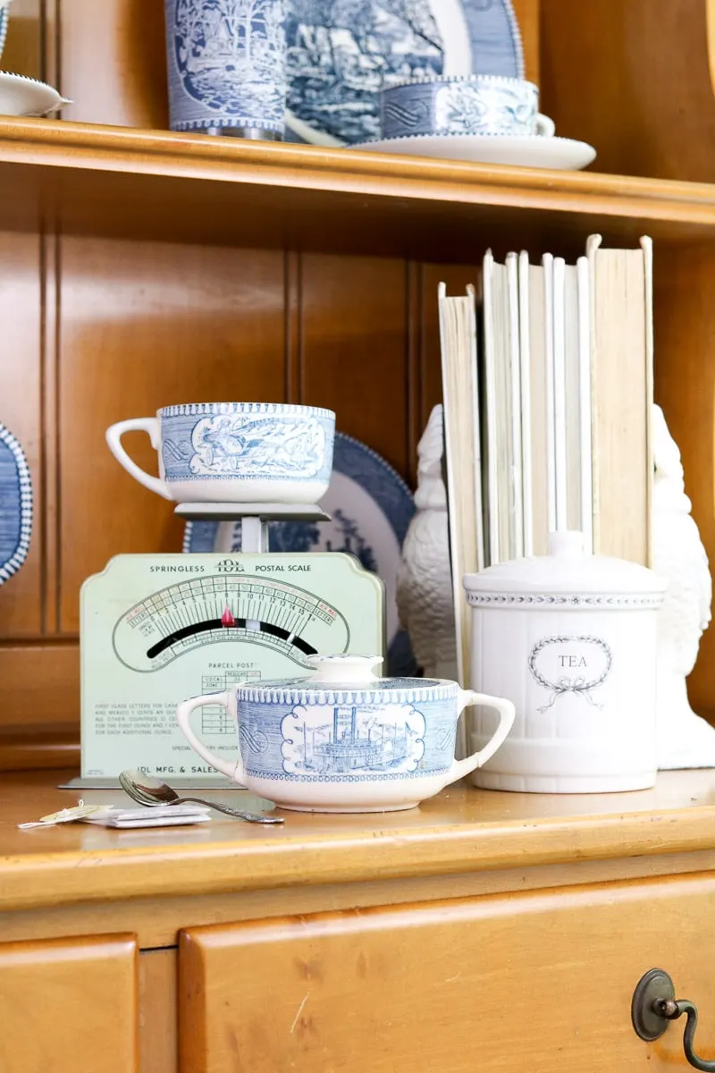Serve up some tea and start decorating with vintage scales