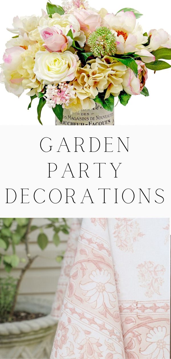 BEST GARDEN PARTY ACCESSORIES AND ESSENTIALS