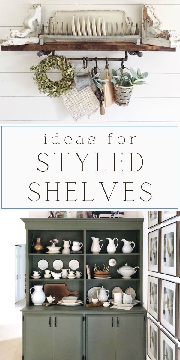 Ideas for styled shelves