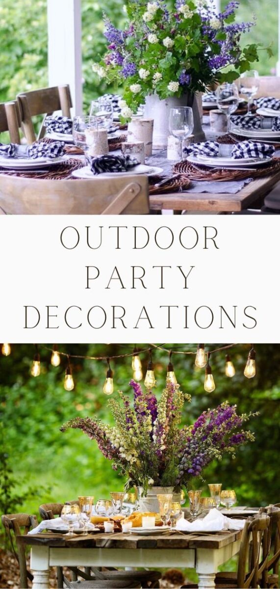 Outdoor party decoration ideas