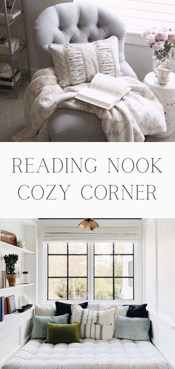 Reading nook cozy corner