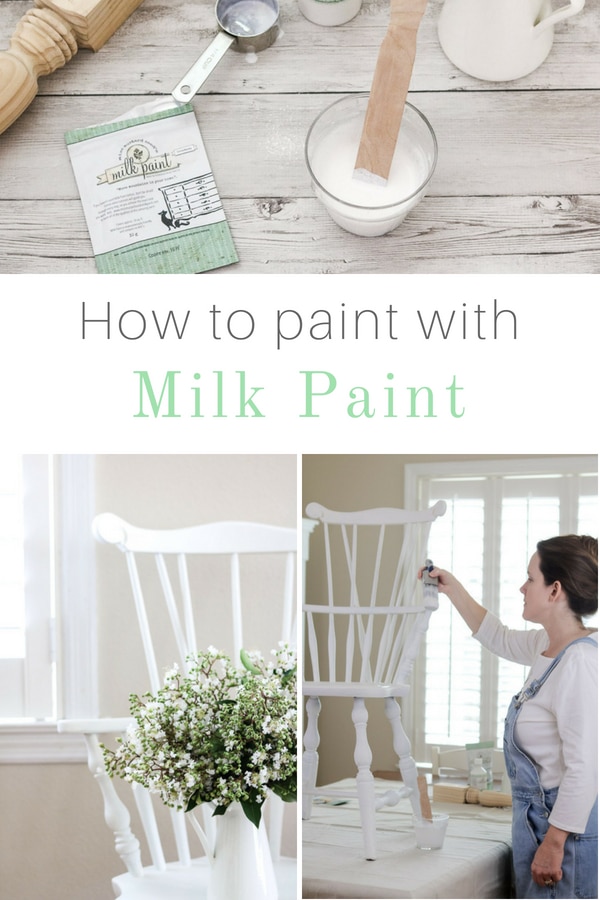 How to paint with milk paint