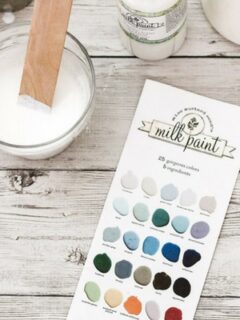 How to paint with milk paint using Miss Mustard Seed