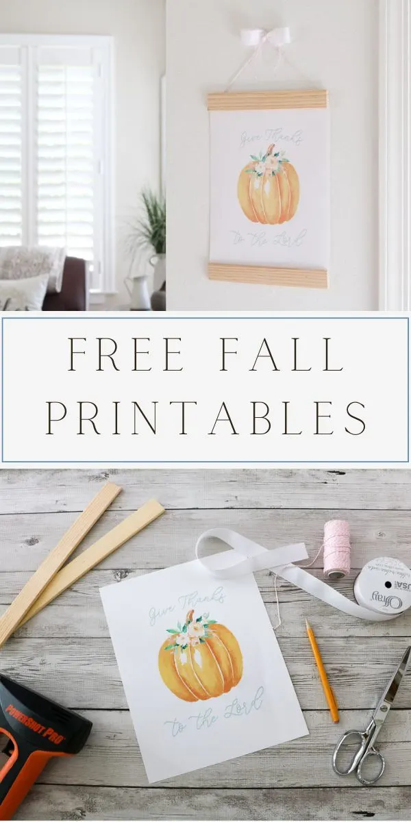 Free Fall Printable