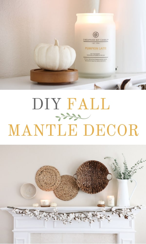 DIY Fall decor for your mantle